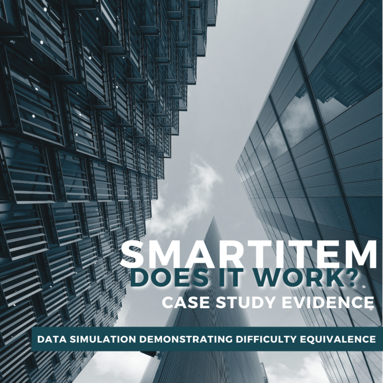 The SmartItem: Does It Work? Difficulty Equivalence